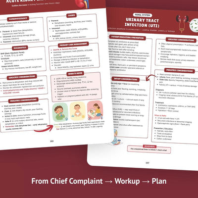 346-Page Essential Family Nurse Practitioner Paper Book - Customized, Organized Clinicals Resource for Student Care, Diagnose, Manages Needs, Fast System Scans Daily Desk Ref