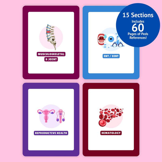 346-Page Essential Family Nurse Practitioner Paper Book - Customized, Organized Clinicals Resource for Student Care, Diagnose, Manages Needs, Fast System Scans Daily Desk Ref